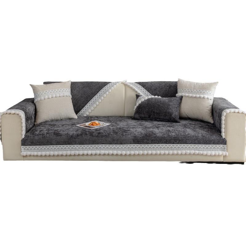 Chenier Sofa Cushion Four-Season Universal Cover Cloth Towel Non-Slip Sofa Cover  New Backrest Armrest Seat Cushion