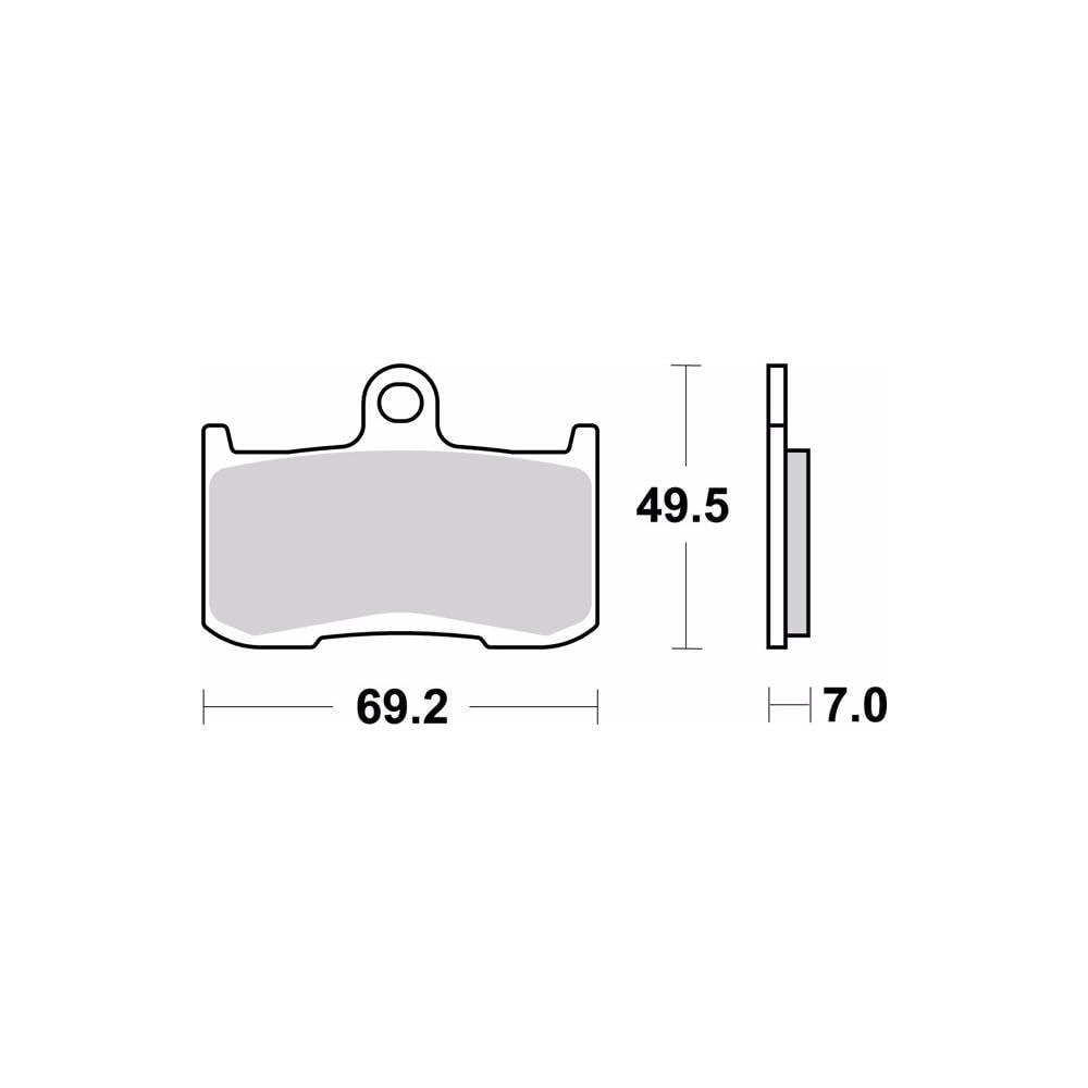 brembo SERIEORO brake pad SA 07KA23SA