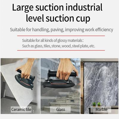 New Vacuum Suction Cup 200Kg Loading Capacity Heavy Duty Vacuum Spreader For Tile Adsorption Granite Glass Lifting 8 Inch Cup