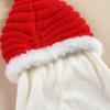 Knitted Pet Christmas Hat Red Pet Costume Pet Show Pet Headwear  Cosplay Party