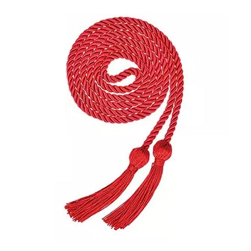 Graduation Cord Polyester Thread Graduation Cord with Long Tassels for Graduation Parties School Graduation, 67 Inches