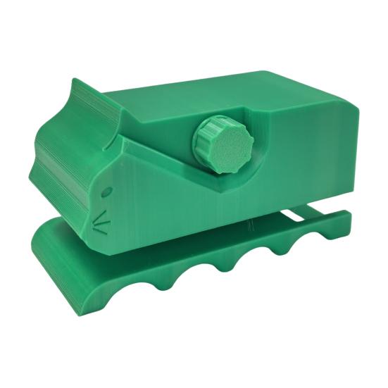 

Резак для картона Экологичный Многоразовый Эргономичный дизайн 3D-печатный Портативный Резак для картонных полос Инструмент для изготовления когтеточки для кошек своими руками зелёный