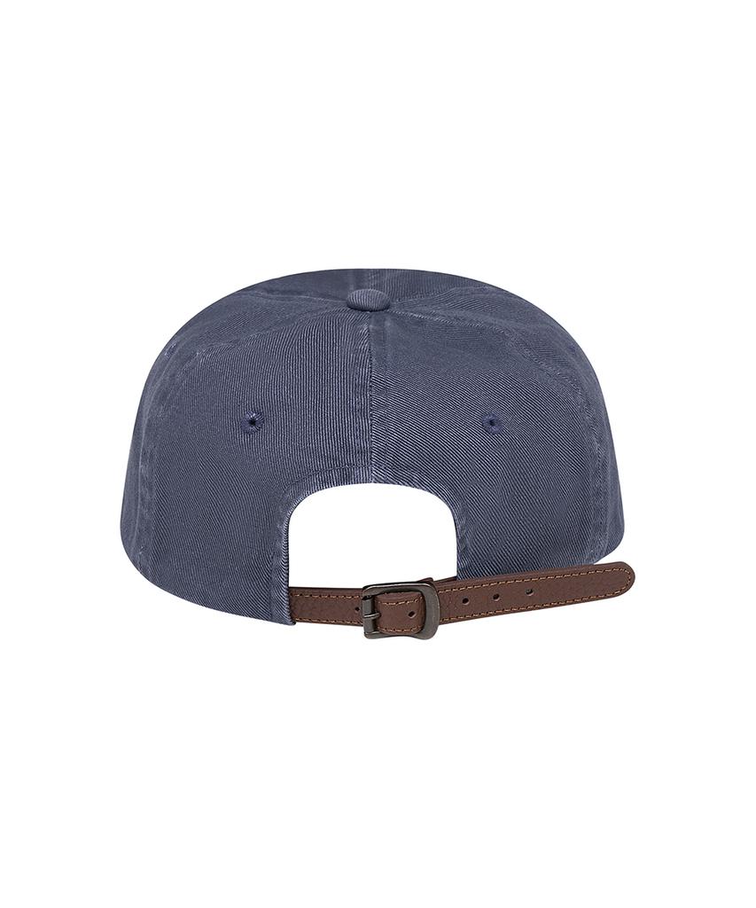 Lotaib Pigment Applique Twill Ball Cap - Blue