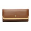 Women Long Wallet Large Capacity PU Leather Clutch Wallet Fashion Trifold Card Holder Coin Purse Lady Organizer Handbag Wrist Wallet