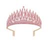 New Pink Crystal Rhinestone Bridal Crown with Headband Bridal Headwear Hair Accessories for Women