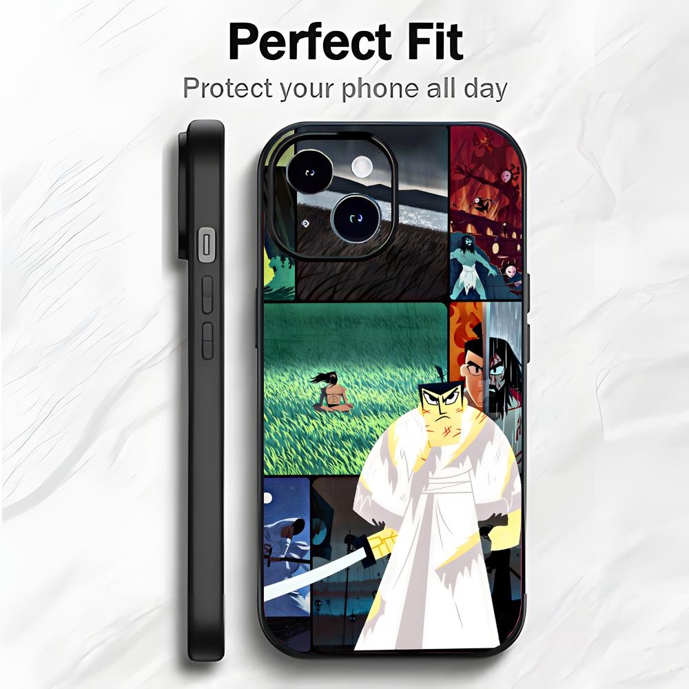 Adventure Cartoon Movie S-Samurai Jack Phone Case Phone Case Soft Packaging Lightweight For iPhone17 16 15 14 13ProMax
