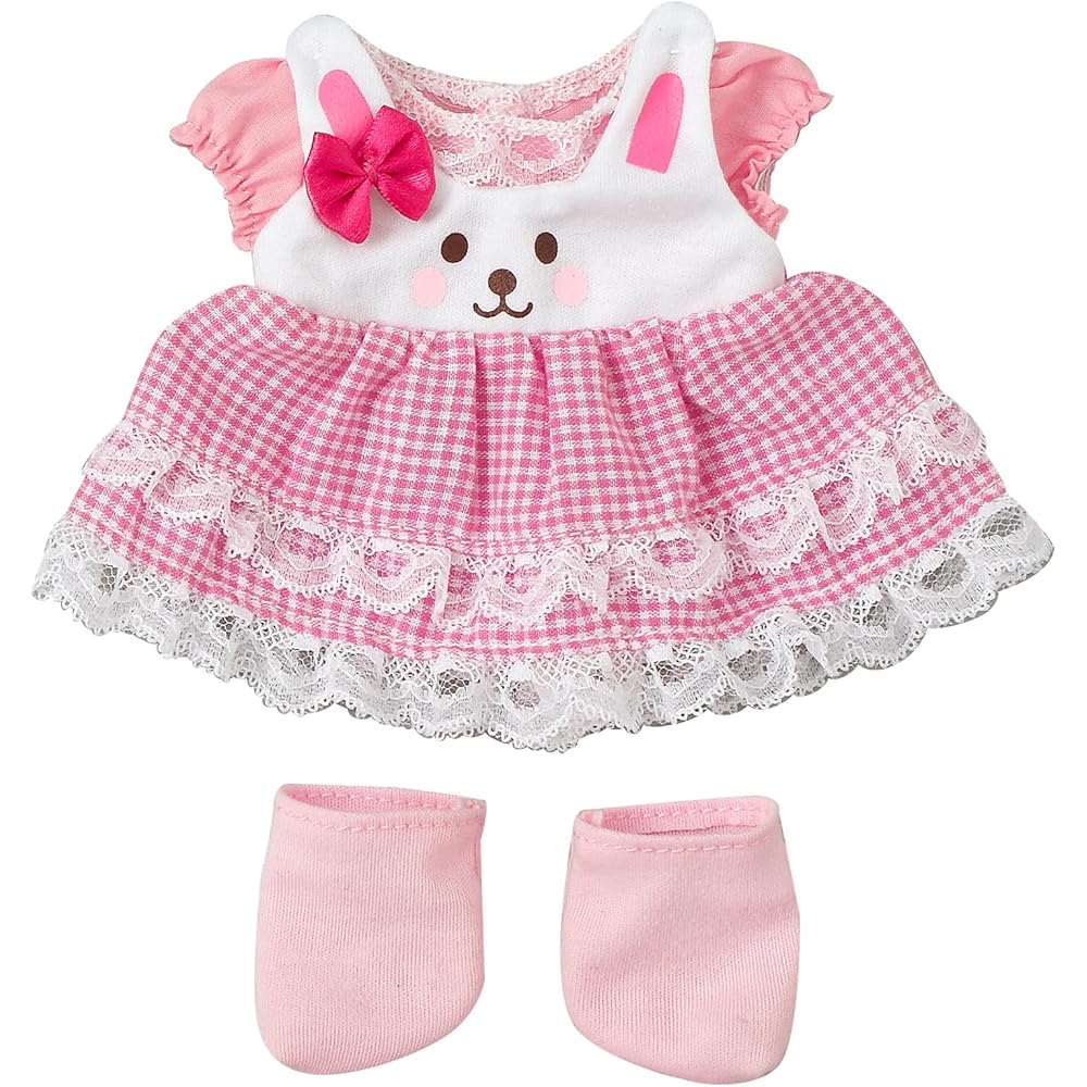 

Meru-chan Bunny Dress Pink 100% Cotton Cute Design Toddler Outfit