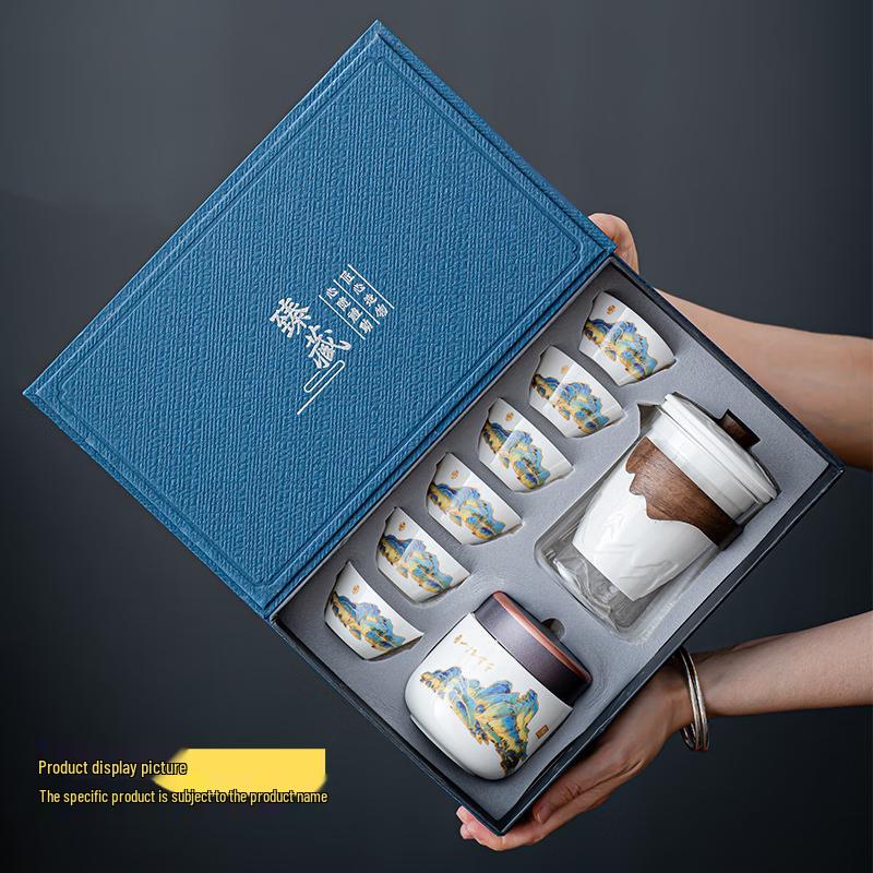 Chaxun White Porcelain Art Tea Set