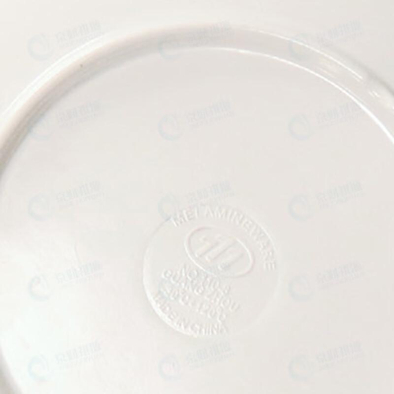 Melamine White Round Plates