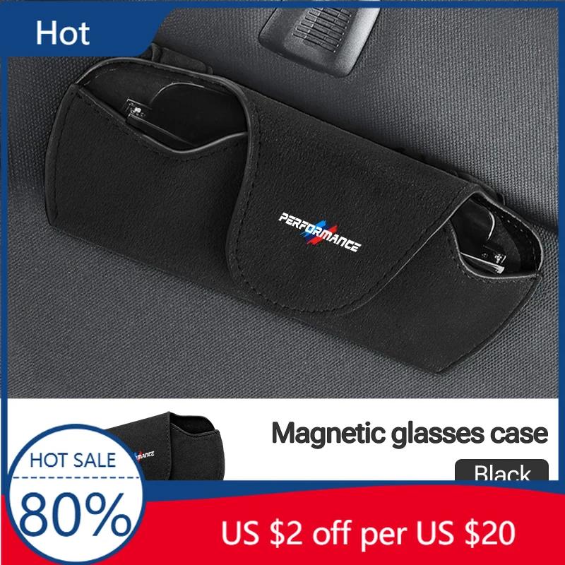 2025 Hot Car Visor Glasses Holder Clip Sunglasses Storage Case Accessories For BMW 1 2 3 5 7 Series X1X2X3X4X5X6G20 G30 G11 G12