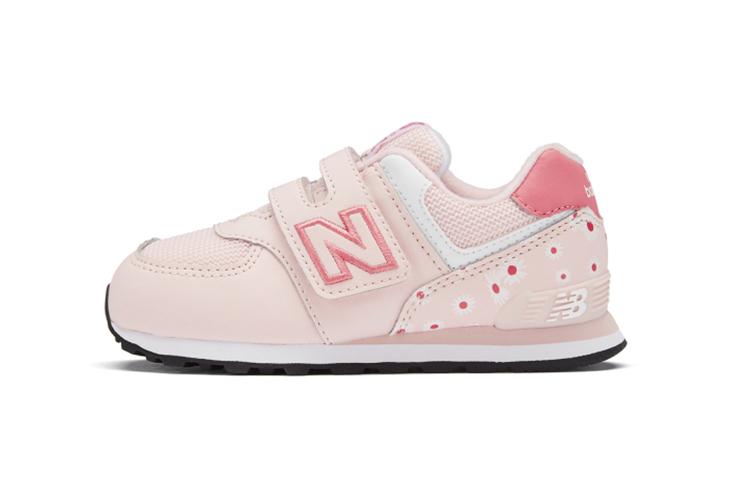 New Balance Low Top Running Shoes Pink Orange Infant And Toddler IV574FS1