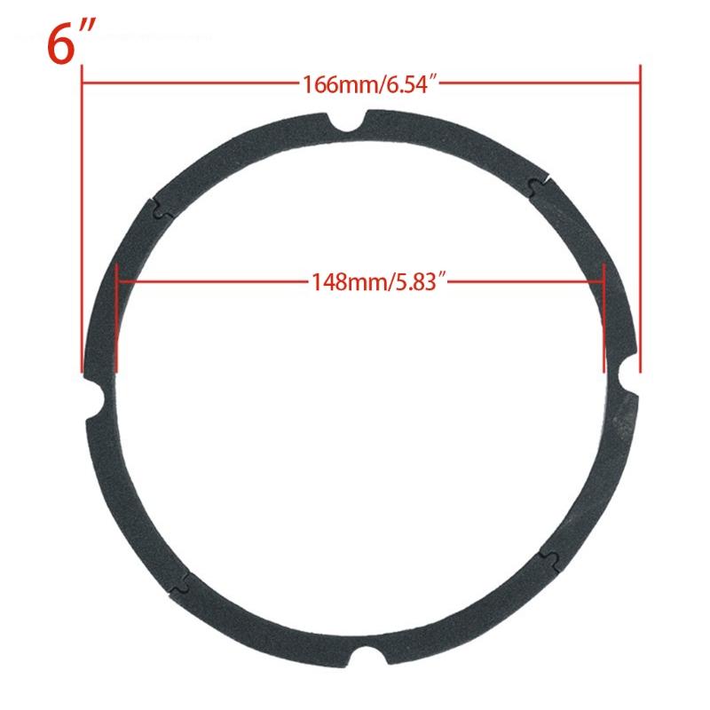 Rubber Ring Speaker Cloth Edge Repair Parts Speaker Surround Rubber Replacement Parts for Speaker Repair or DIY