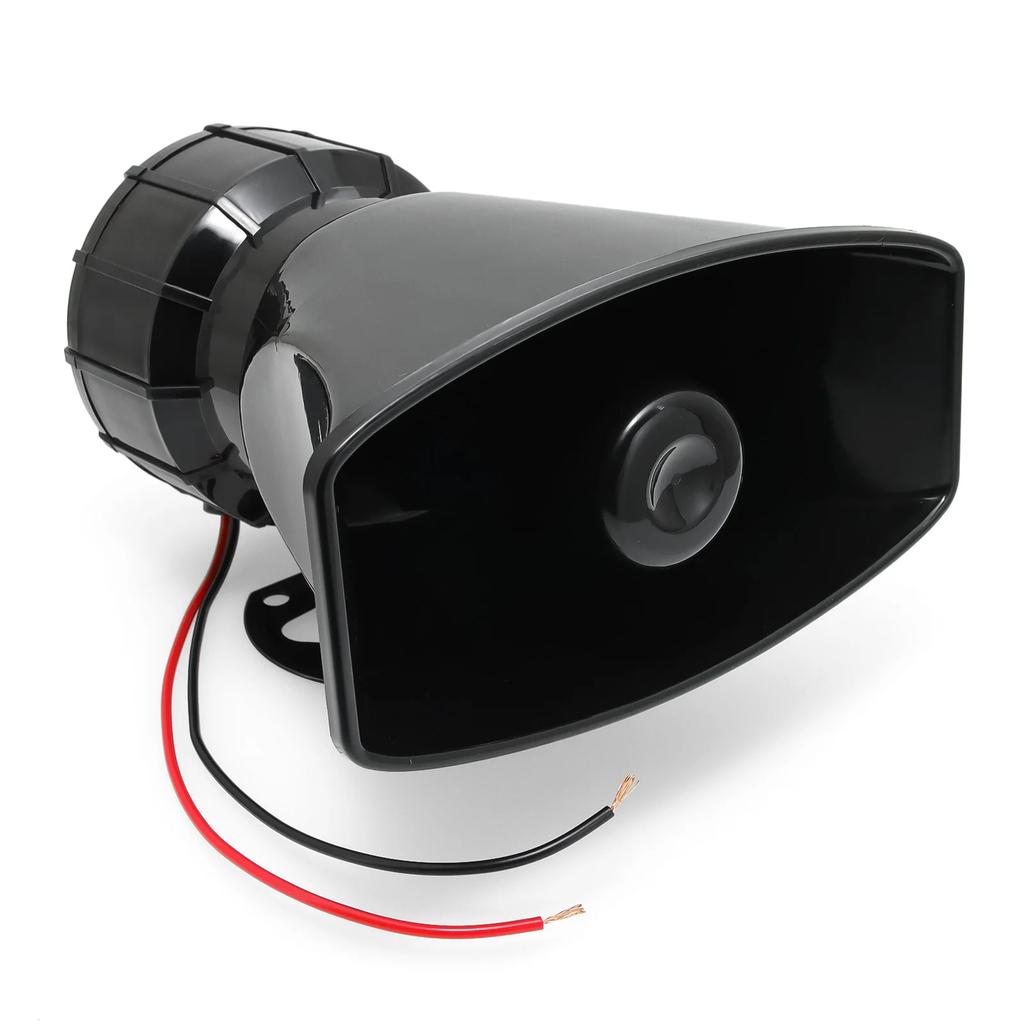12V 7 Sounds Car Horn Speaker Electronic Siren Loud Car Warning Alarm Horn Multi-tone Loudspeaker With Remote Controller