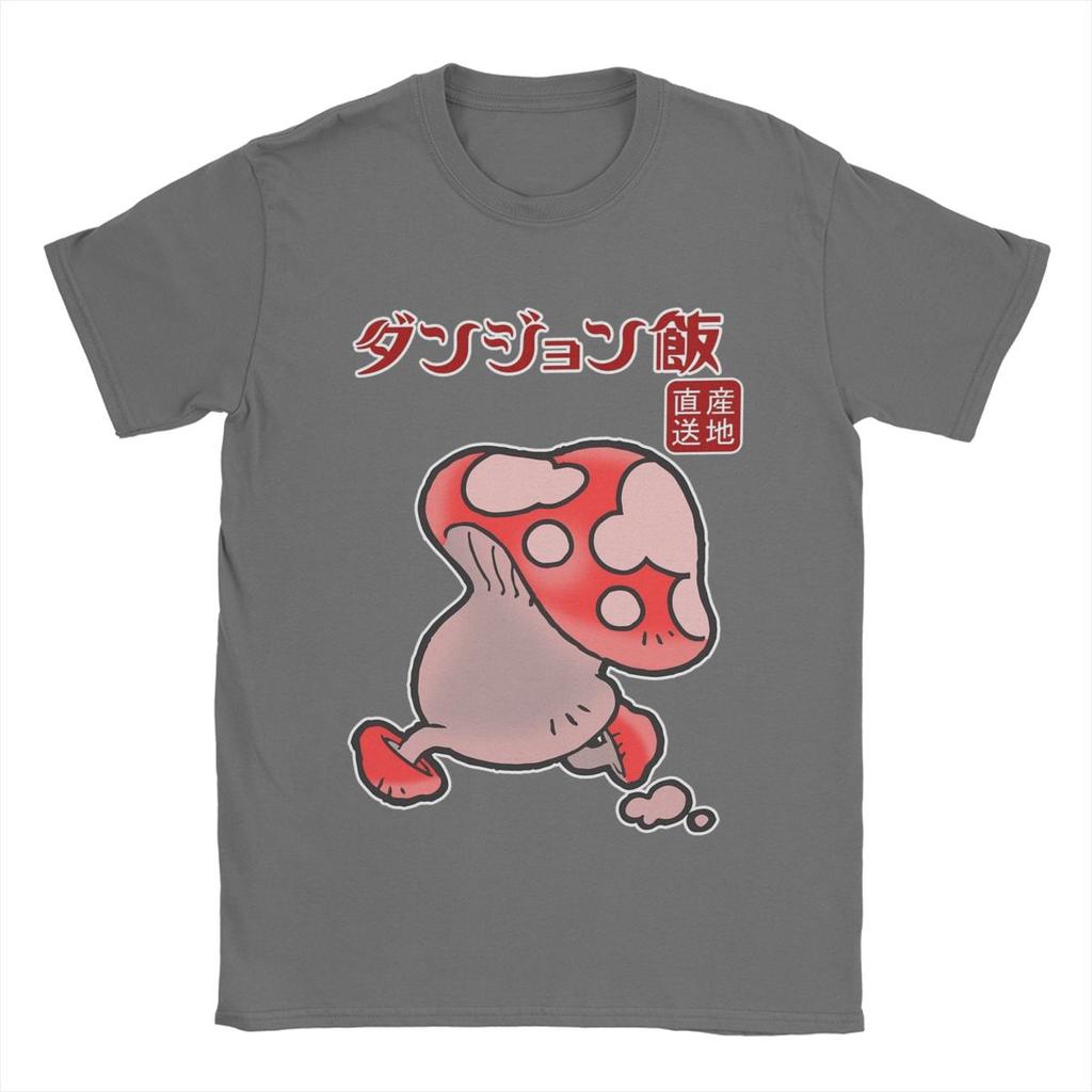 Humorná Lahodná V Podzemí Houbová Trička Pánská Kulatý Výstřih Čistá Bavlna Tričko Anime Trička s Krátkým Rukávem Plus Size Oblečení