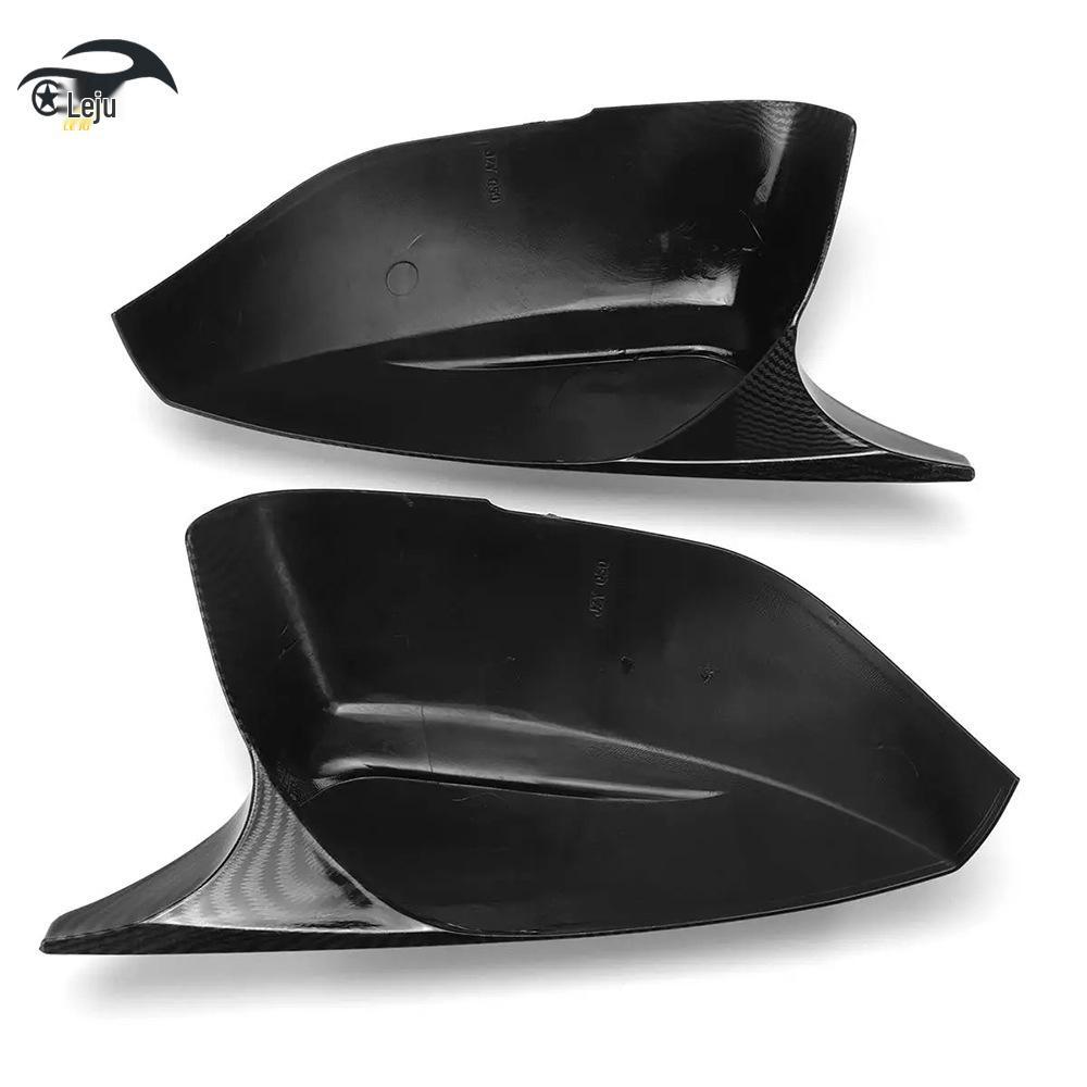 Fits 2014-2021 Infiniti Q50 Q60 Q70 Horn Mirror Shell Rearview Cover Modification Parts Glossy Black