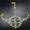 Handmade Crystal Half Face Jewelry Cosplay Party Props Girl Birthday Gift