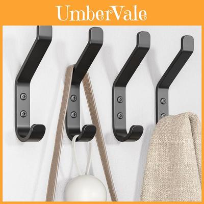 Stainless Wall Mounted Hook Multipurpose Clothes Hanger For Backpack Hat Towel Keys Home Storage