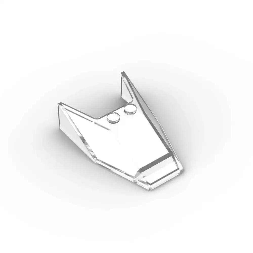 MOC 10PCS 6152b Windscreen Without Bottom Building Blocks 6152 6x4x1 1/3 Tabs With Solid Studs Bricks Particle Toy Children Gift