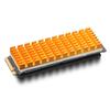 Aluminum Cooling Heat Sink Thermal Pads Heat Dissipation Radiator Thickness 6mm for M.2 Sata PCI-E NVME M2 SSD Heatsink