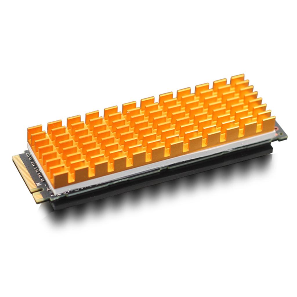 Aluminum Cooling Heat Sink Thermal Pads Heat Dissipation Radiator Thickness 6mm for M.2 Sata PCI-E NVME M2 SSD Heatsink