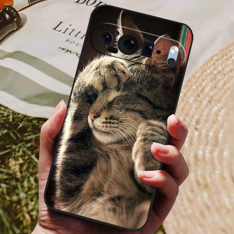 For Google Pixel 9 Pro XL Case Cool Painted Silicone TPU Soft Cover for Googe Pixel 9 9 Pro 8A Cases Black Protective Shells