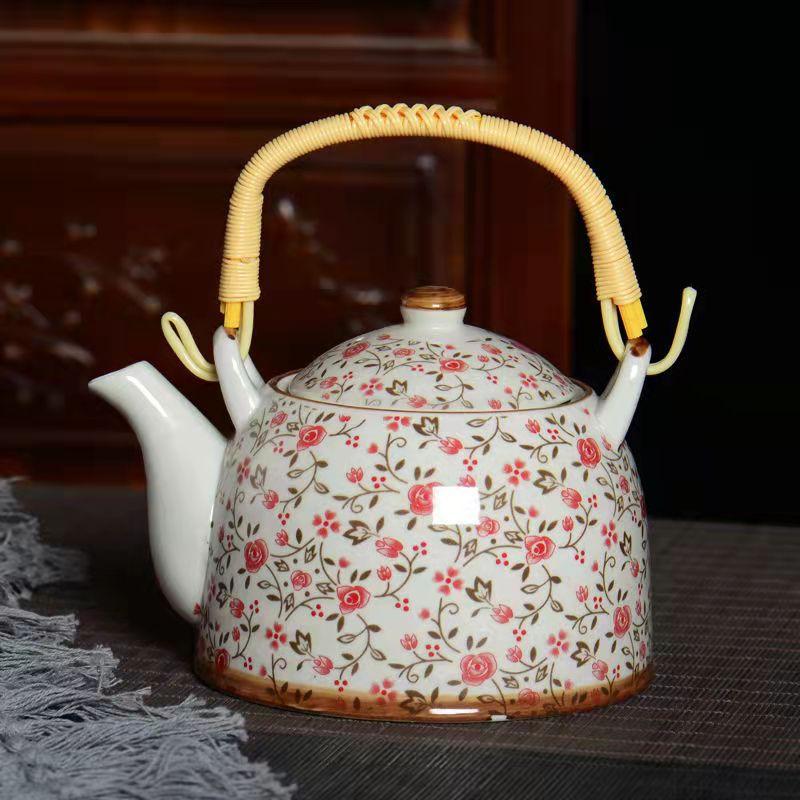 Large Capacity Japanese Type Lifting Beam Pot 1000ml Chinese Teapot Puer Tea Kettle Tea Set and Coffee Teaware Teapots Cup Mug