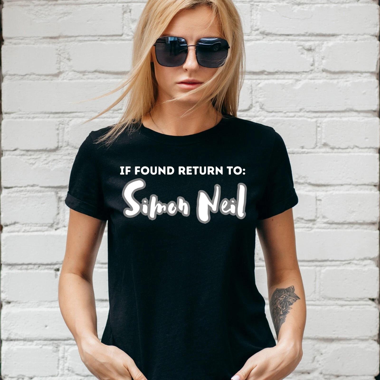 IF FOUND RETURN TO SIMON NEIL T-Shirt, BIFFY CLYRO, Unisex or Lady Fit 4XL
