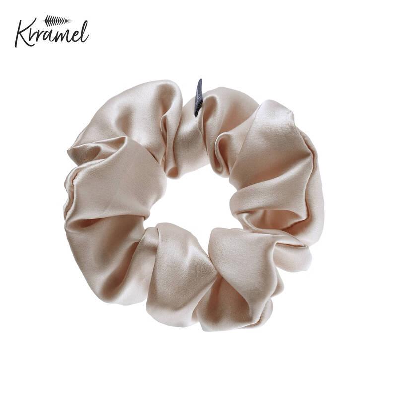 KRRAMEL 22 Momme Silk Hair Scrunchie