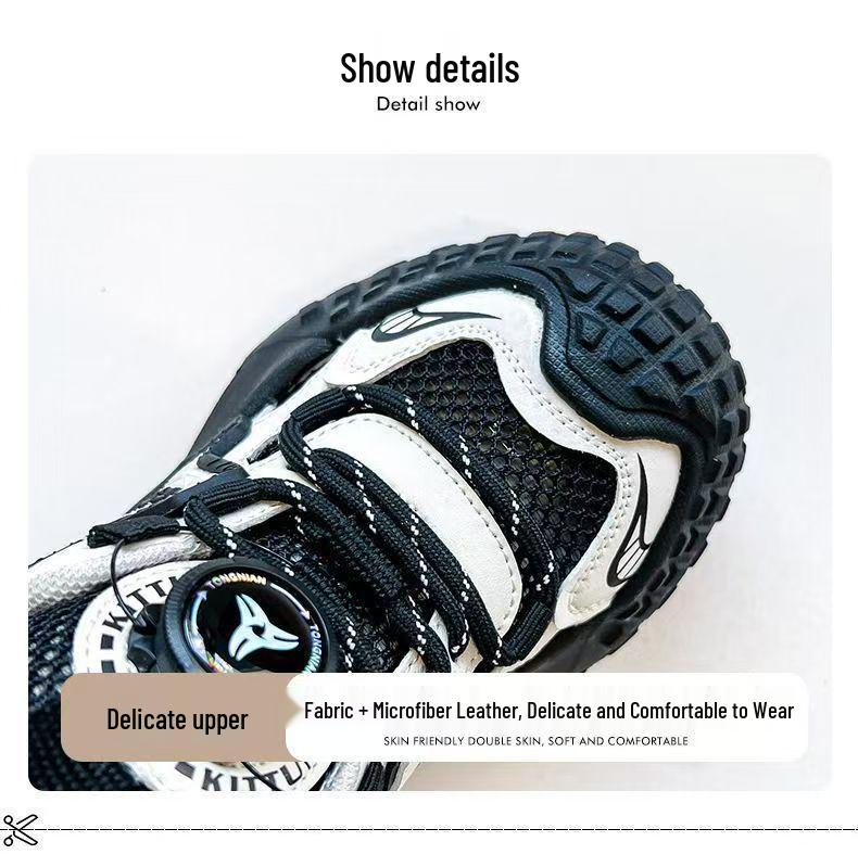 2026 New Summer Breathable Mesh Hiking Shoes for Boys
