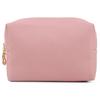 Cosmetic Bag Women Popular Product Pu Hand-Held Portable Square Waterproof Zipper Cute Travel Makeup Skincare Bag