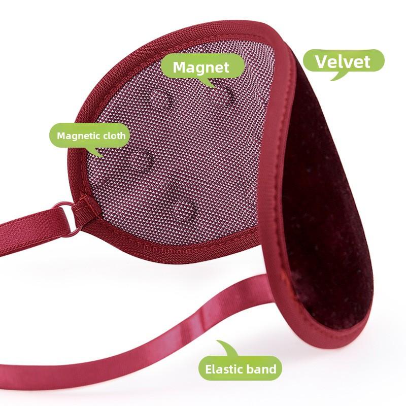 20 Magnets, Sleep Blackout, Eye Mask, Soft and Non-velvet Magnetic Cloth, Breathable and Sweat-absorbing Eye Mask.