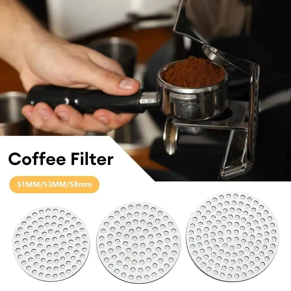 1 Adet Isıya Dayanıklı Kahve Filtre Ekranı Portafiltre Barista Yapım Puck Ekranı Kahve Yapım Filesi Espresso Aksesuarları