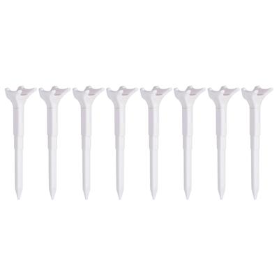 8Pcs Plastic Golfs Tees Replacement 5 Degree 4 Prongs Head Plastic Ball Holder Enduring Long Golfs Tees Easy To Use