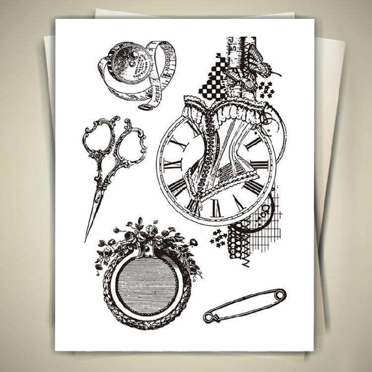 Beautiful Clear Plastic Stamper Block Stamp Blocks for DIY Scrapbooking Diary Embellishments