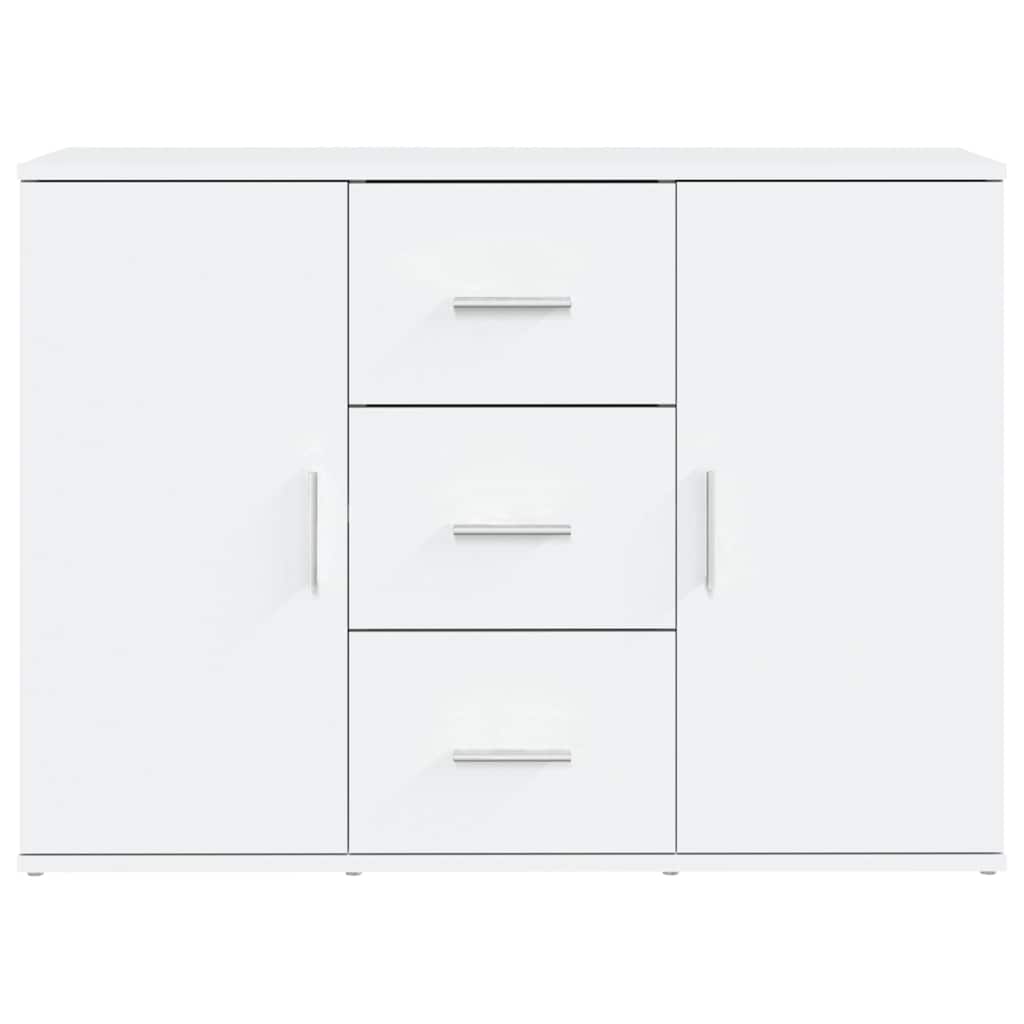 vidaXL Sideboard Weiß 91x29,5x65 cm Holzwerkstoff