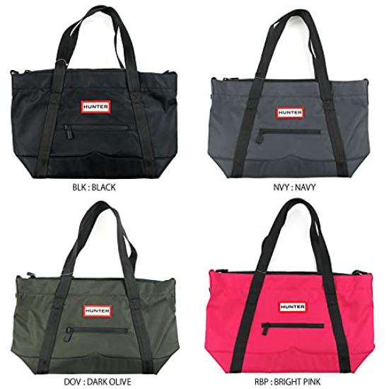 Hunter Geantă Tote Medie pentru Femei din Nailon cu Clip Superior UBS1201KBM,