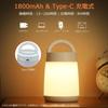 Govssing Rechargeable Bedside Lamp with Nursing Light, Battery Level Display, 3 Color Switching, Stepless Dimming, Remote Control, Memory Function,