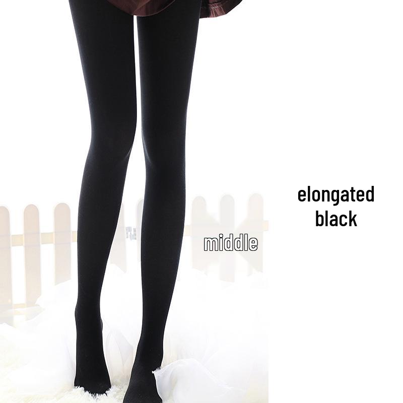 

Черно-белые бархатные очень длинные чулки размера XL - Сексуальный японский стиль JK 120D Opaque