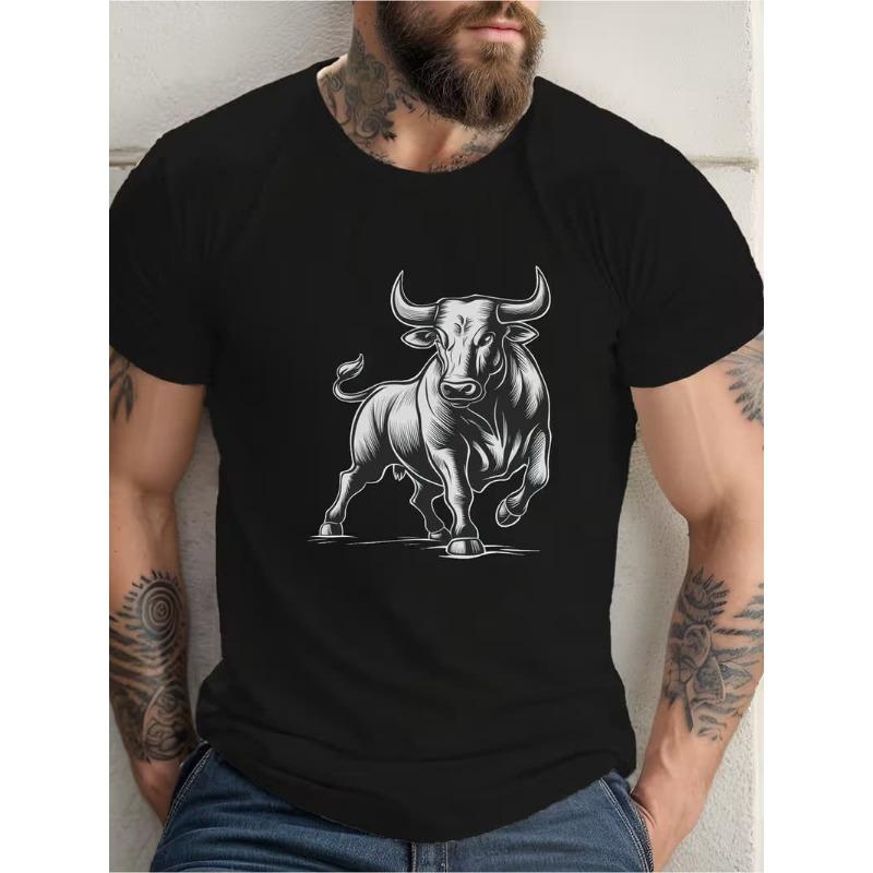 Retro Heren T-shirt met 3D Grafische Print - Perfect voor Dagelijks Gebruik en Vakantie