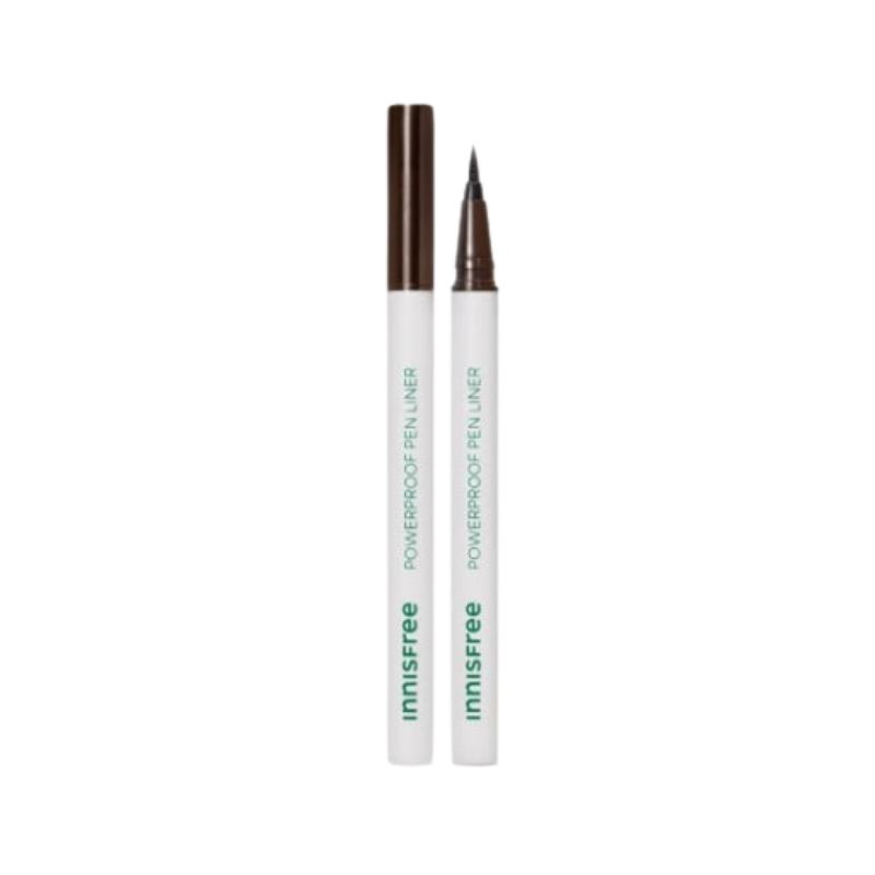 Innisfree Powerproof Pen Liner 0.6g | Waterproof & Smudge-Proof Liquid Eyeliner Pen [Black / Brown]