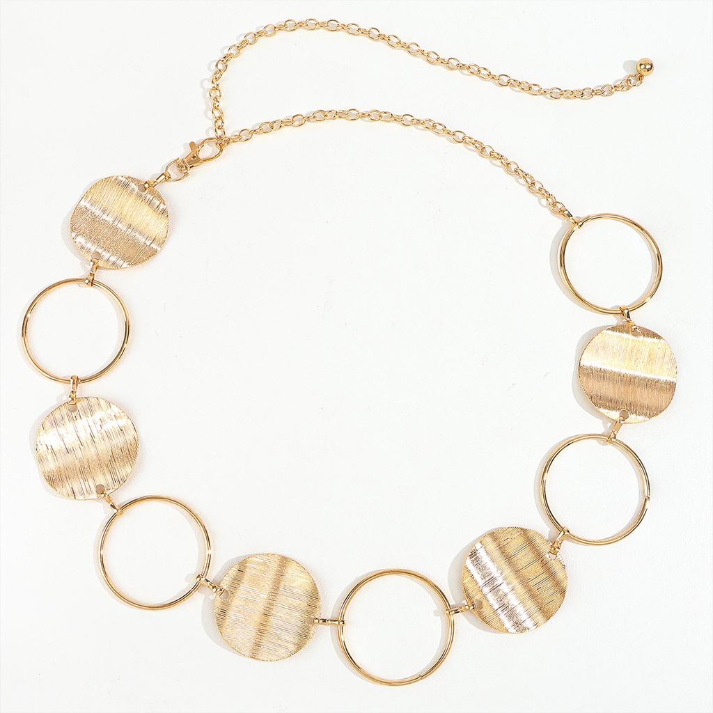 Bohemian Ethnic High-End Metal Waist Chain Belt for Women - Retro, Versatile Fashion Accessory