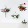 Artificial Silk Flower Wreath with Iron Wire for Front Door Garden Wedding Party Decorations