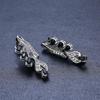 Black Awn Black Luxury Drop Earrings