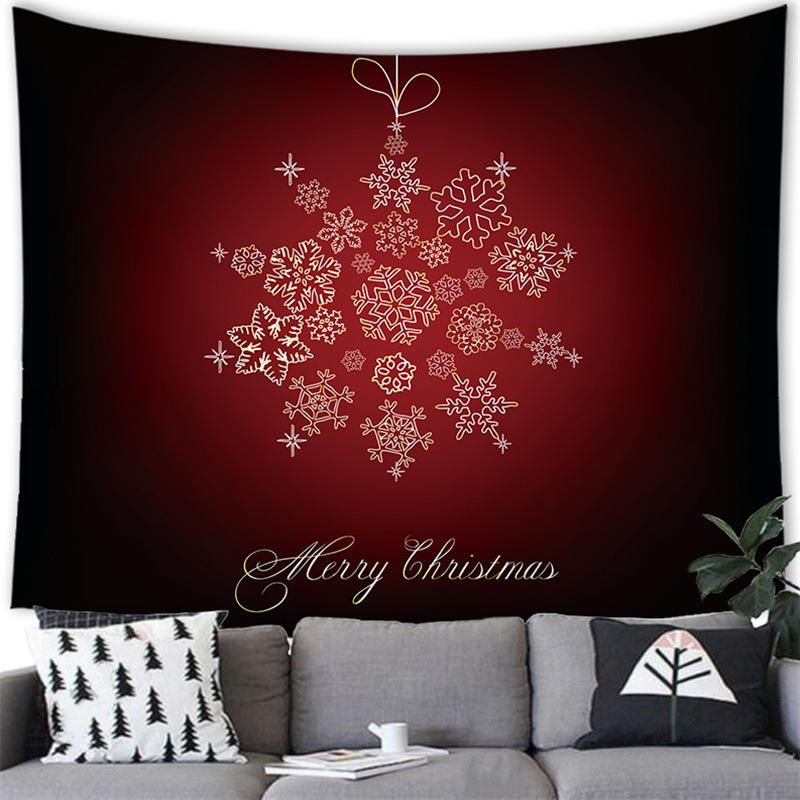 Merry Christmas Celebration Party Tapestry Wall Hanging