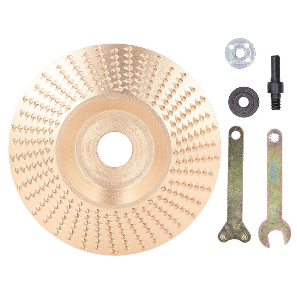 Grinding Shaping Disc Tungsten Carbide 100mm OD 16mm Hole Dia for Angle Grinder Woodworking