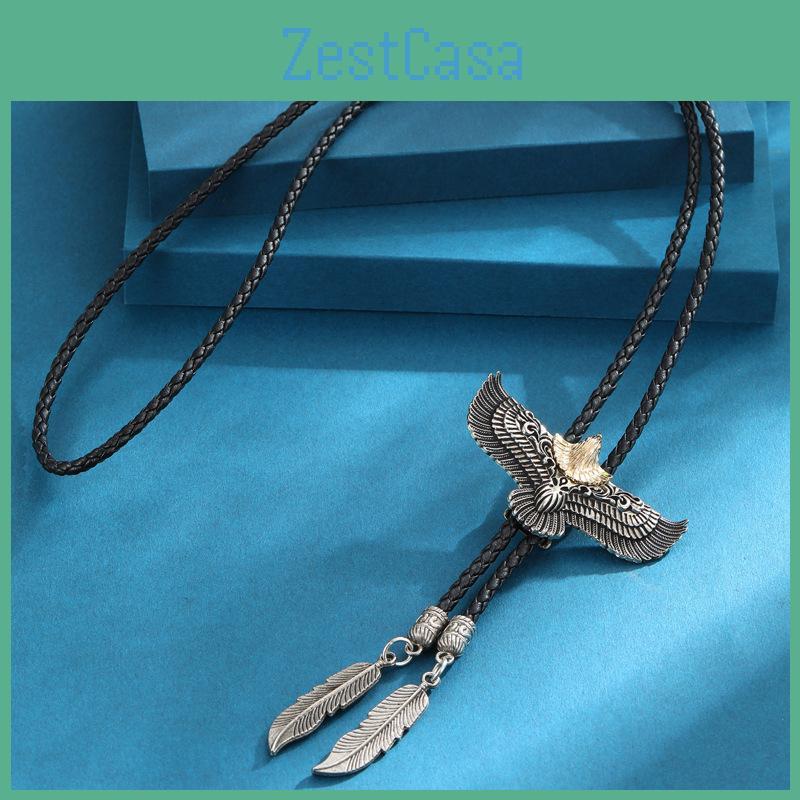 Cravată Bolo Retro Excepțională cu Vultur Bijuterii de Modă Cowboy Pentru Bărbați și Accesorii Femei