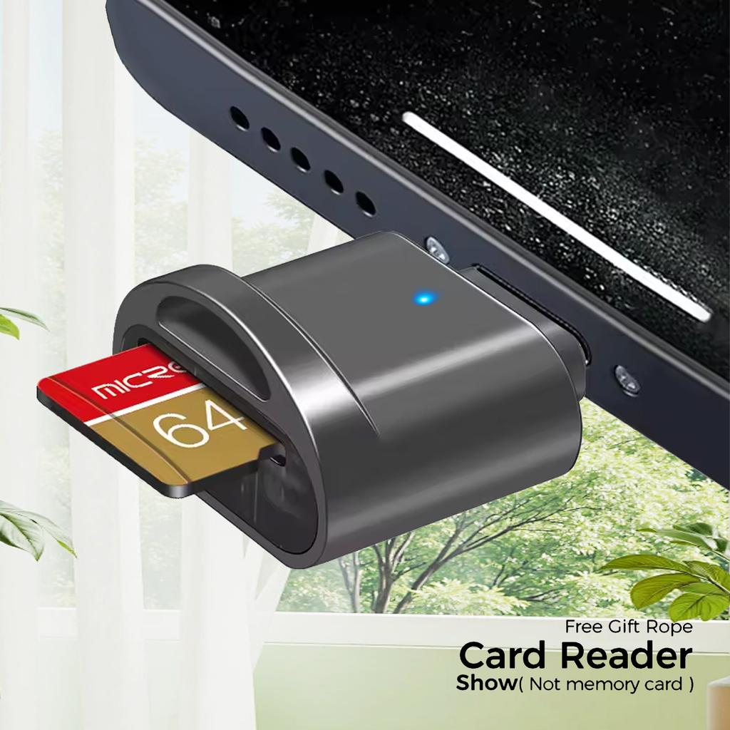 iPhone/iPad Micro SD Card Reader - Plug-and-Play OTG Adapter, Instant Memory Expansion Compatible with iOS 13