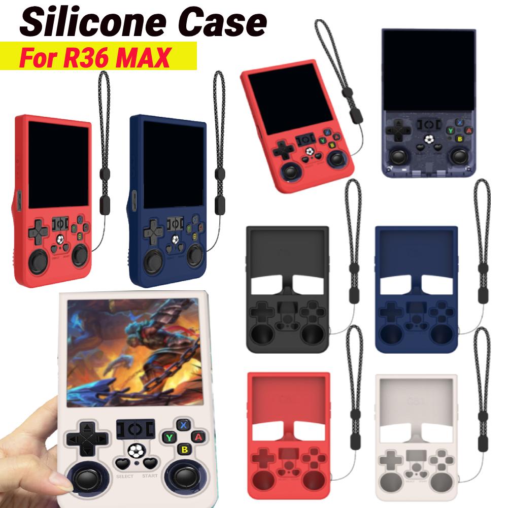 Silicone Case for R36MAX Console Shockproof Soft Shell with Lanyard Game Console Shell Game Console Accessories Game Accessories