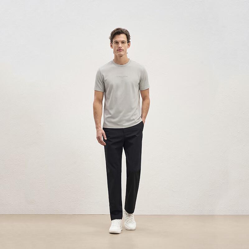 EMZ Men s Elastic Breathable Round Neck T-Shirt L (50)
