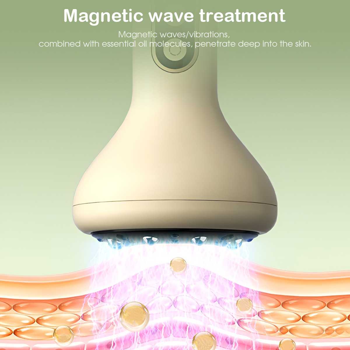 

Electric cupping machine with high suction, sliding can, massaging abdomen, household full body massage, scraping, hot compress